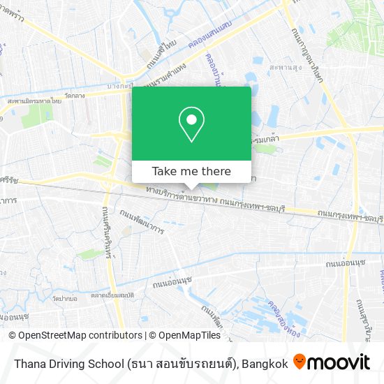 Thana Driving School (ธนา สอนขับรถยนต์) map