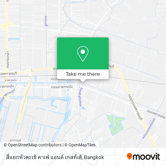 สี่แยกหัวตะเข้ คาเฟ่ แอนด์ เกสท์เฮ้ map