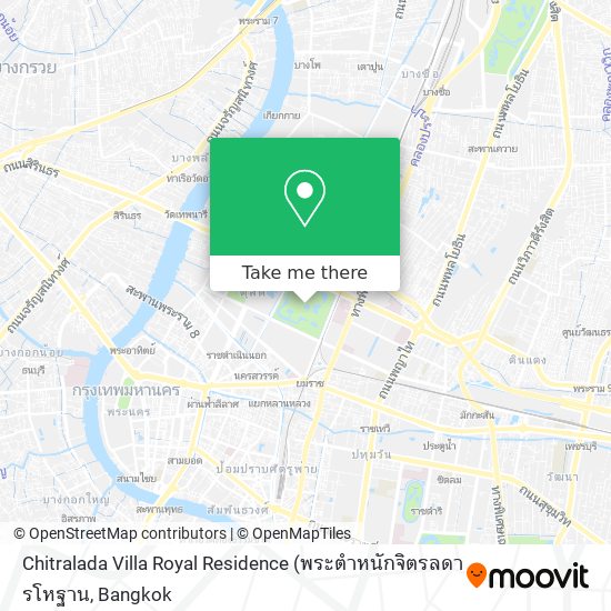 Chitralada Villa Royal Residence map