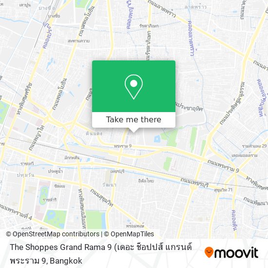 The Shoppes Grand Rama 9 map