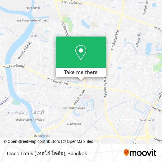 Tesco Lotus (เทสโก้ โลตัส) map