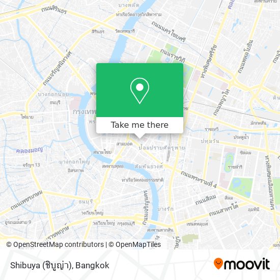 Shibuya (ชิบูญ่า) map