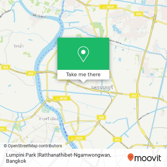Lumpini Park |Ratthanathibet-Ngamwongwan map