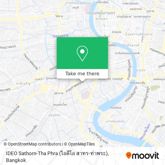 IDEO Sathorn-Tha Phra (ไอดีโอ สาทร-ท่าพระ) map
