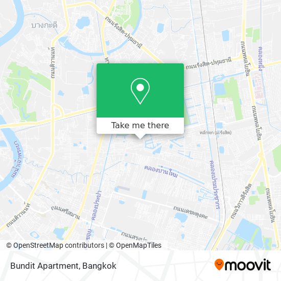 Bundit Apartment map