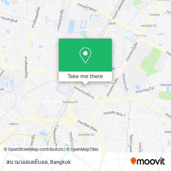 สนามวอลเลย์บอล map