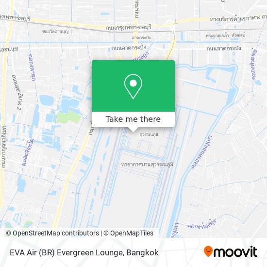 EVA Air (BR) Evergreen Lounge map