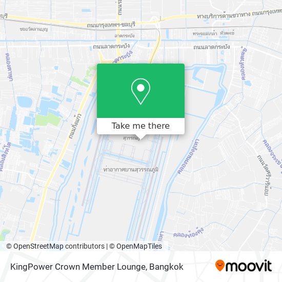 KingPower Crown Member Lounge map