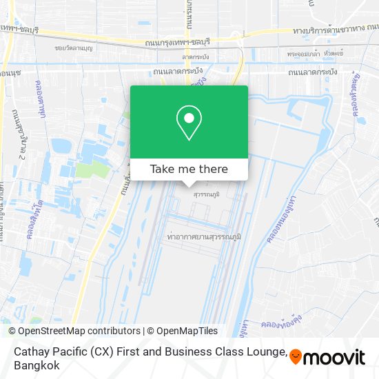 Cathay Pacific (CX) First and Business Class Lounge map