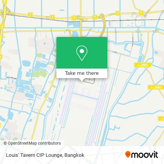 Louis' Tavern CIP Lounge map