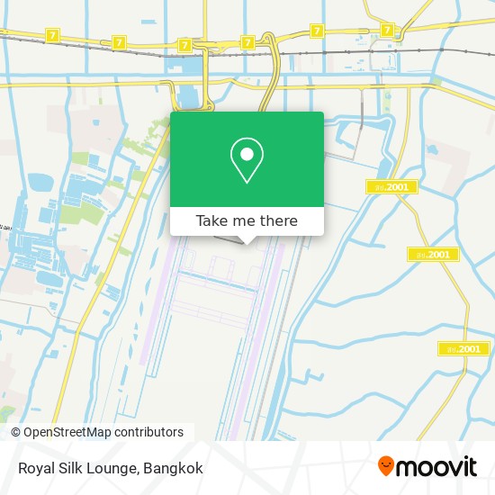 Royal Silk Lounge map