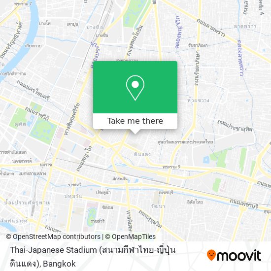 Thai-Japanese Stadium (สนามกีฬาไทย-ญี่ปุ่น ดินแดง) map