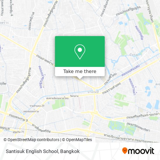 Santisuk English School map