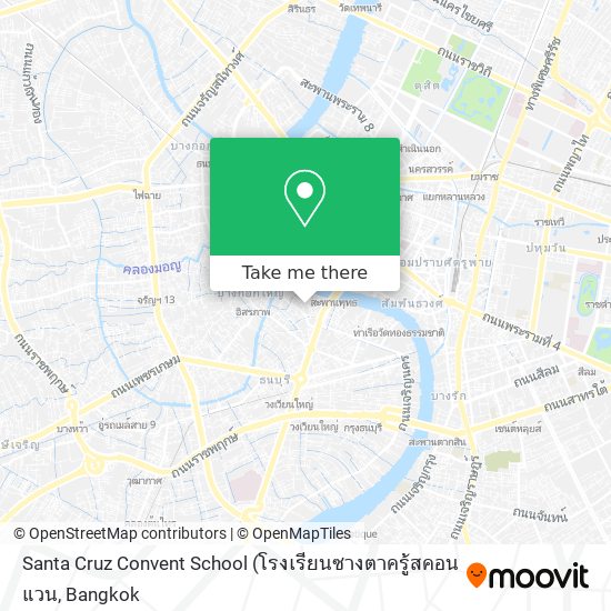 Santa Cruz Convent School map