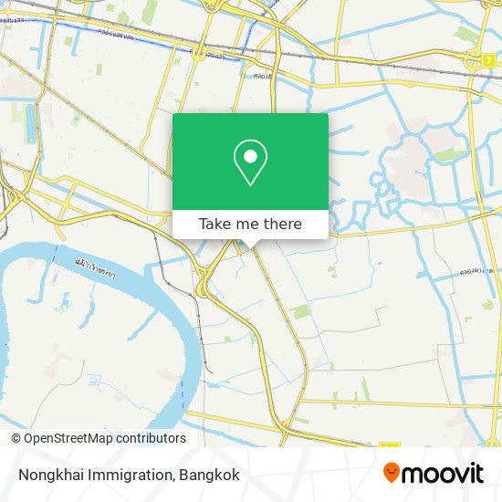 Nongkhai Immigration map