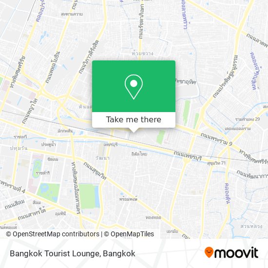 Bangkok Tourist Lounge map