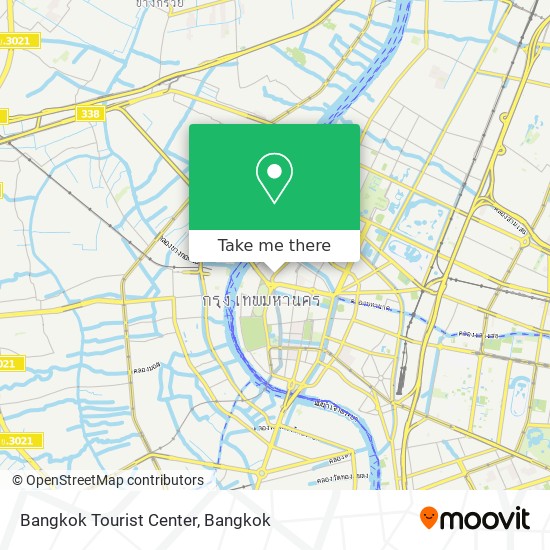 Bangkok Tourist Center map