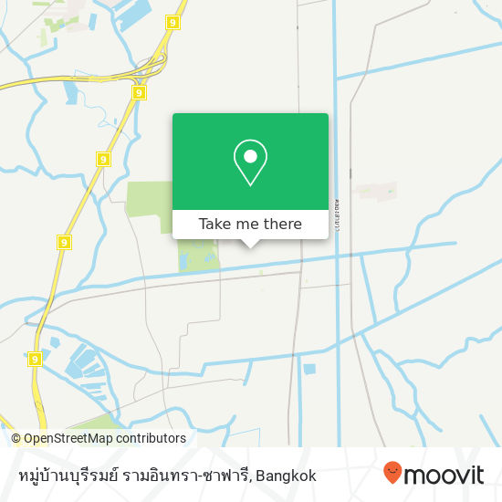 หมู่บ้านบุรีรมย์ รามอินทรา-ซาฟารี map