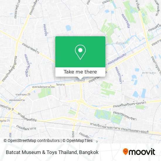 Batcat Museum & Toys Thailand map