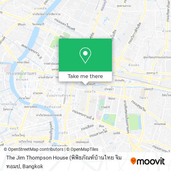 The Jim Thompson House map