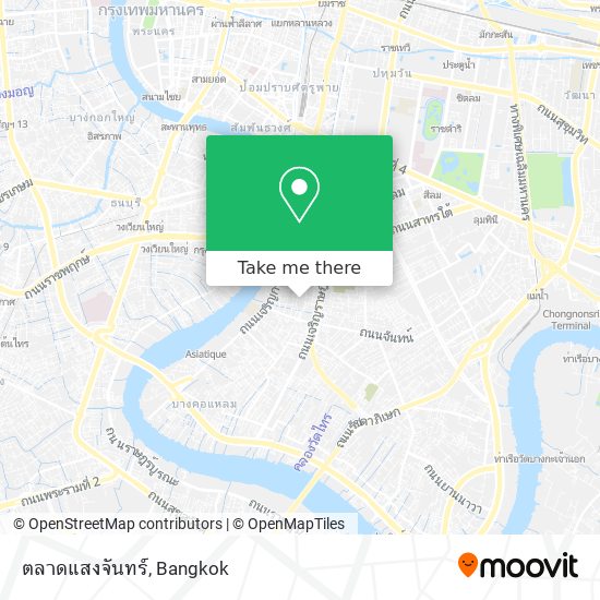 ตลาดแสงจันทร์ map