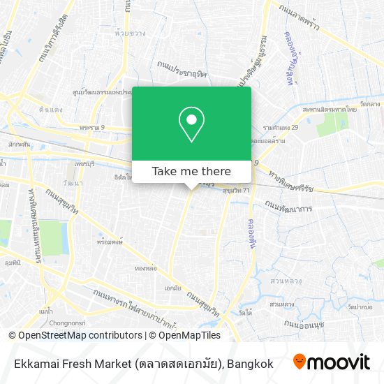 Ekkamai Fresh Market (ตลาดสดเอกมัย) map