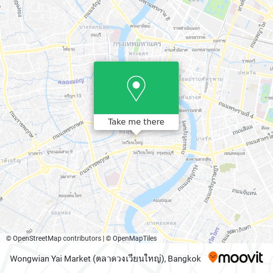 Wongwian Yai Market (ตลาดวงเวียนใหญ่) map