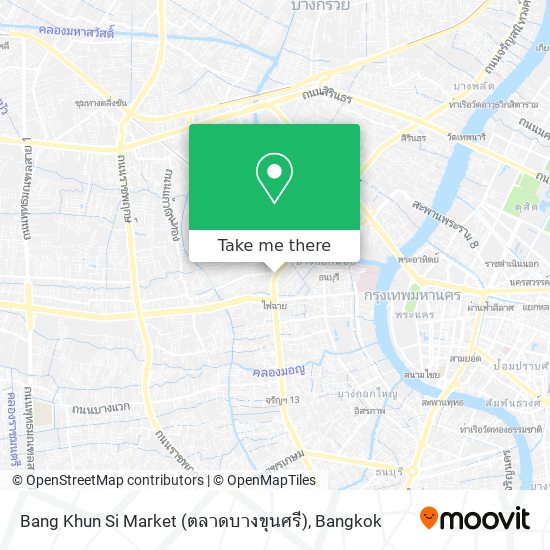 Bang Khun Si Market (ตลาดบางขุนศรี) map