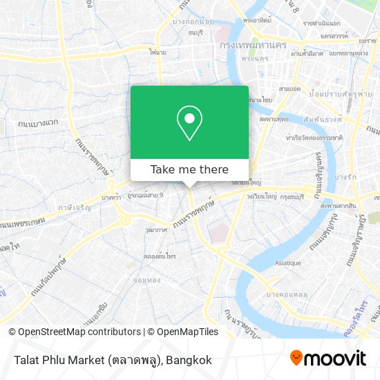 Talat Phlu Market (ตลาดพลู) map