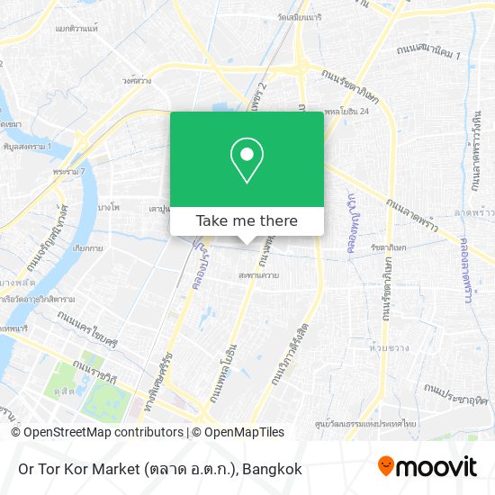 Or Tor Kor Market (ตลาด อ.ต.ก.) map