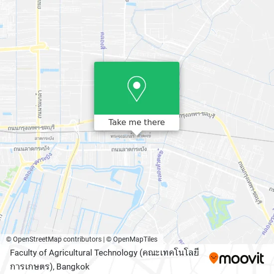 Faculty of Agricultural Technology (คณะเทคโนโลยีการเกษตร) map