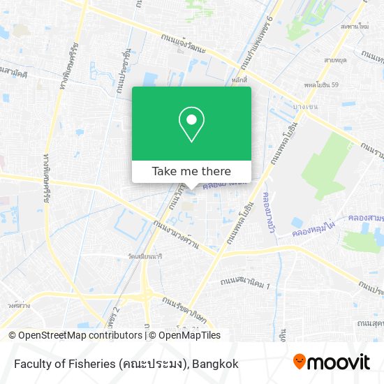 Faculty of Fisheries (คณะประมง) map