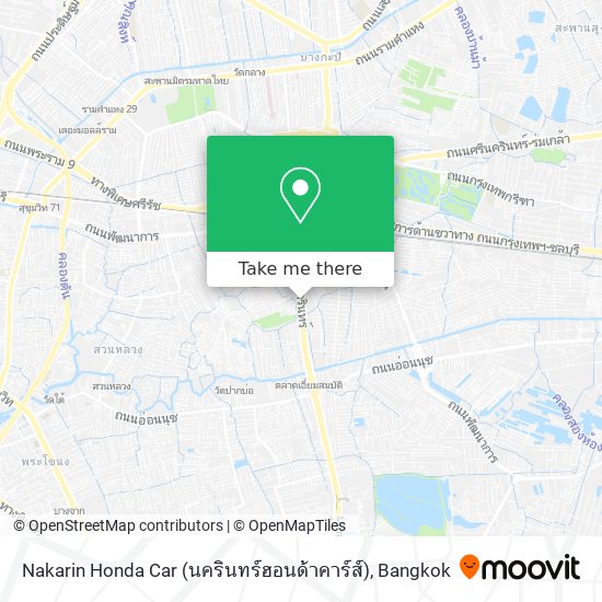 Nakarin Honda Car (นครินทร์ฮอนด้าคาร์ส์) map