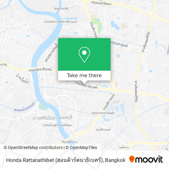 Honda Rattanathibet (ฮอนด้ารัตนาธิเบศร์) map