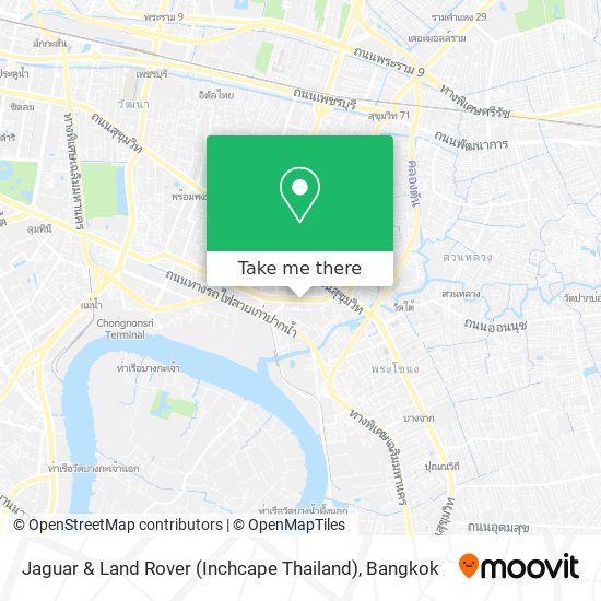 Jaguar & Land Rover (Inchcape Thailand) map