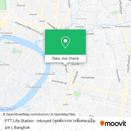 PTT Life Station - Inbound map