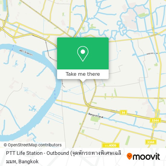 PTT Life Station - Outbound map