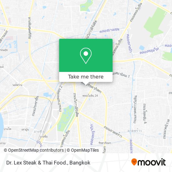 Dr. Lex Steak & Thai Food. map