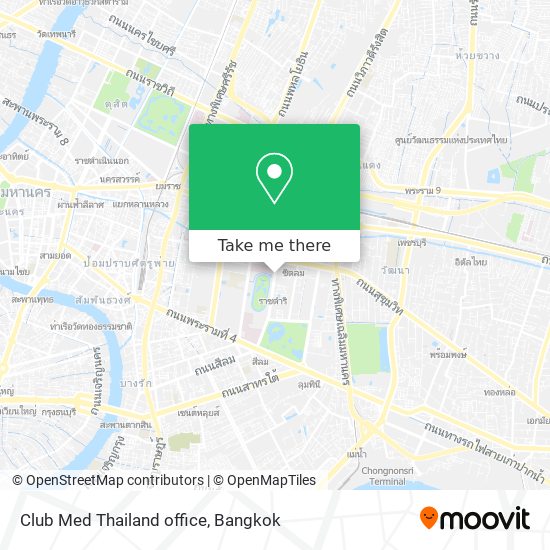 Club Med Thailand office map