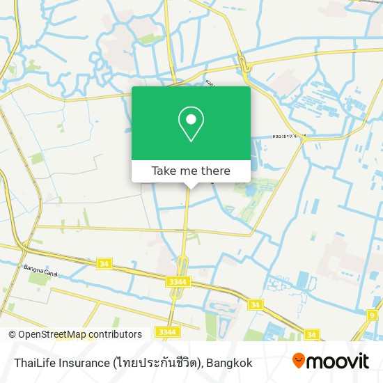ThaiLife Insurance (ไทยประกันชีวิต) map