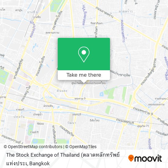 The Stock Exchange of Thailand map