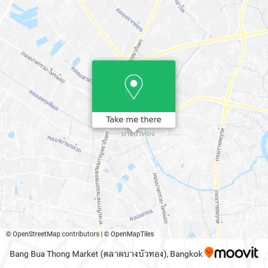 Bang Bua Thong Market (ตลาดบางบัวทอง) map