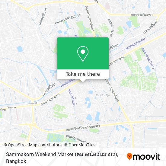 Sammakorn Weekend Market (ตลาดนัดสัมมากร) map