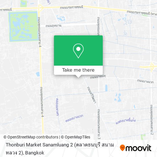 Thonburi Market Sanamluang 2 (ตลาดธนบุรี สนามหลวง 2) map