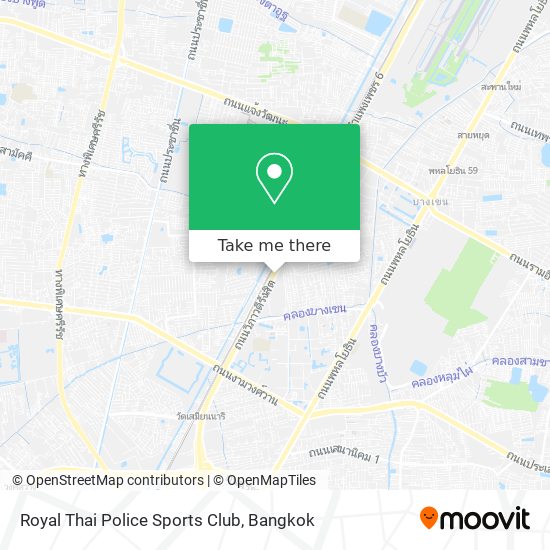 Royal Thai Police Sports Club map