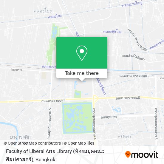 Faculty of Liberal Arts Library (ห้องสมุดคณะศิลปศาสตร์) map