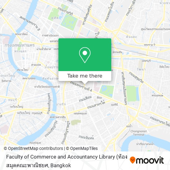Faculty of Commerce and Accountancy Library map
