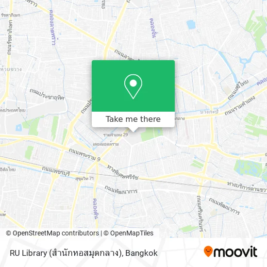 RU Library (สำนักหอสมุดกลาง) map