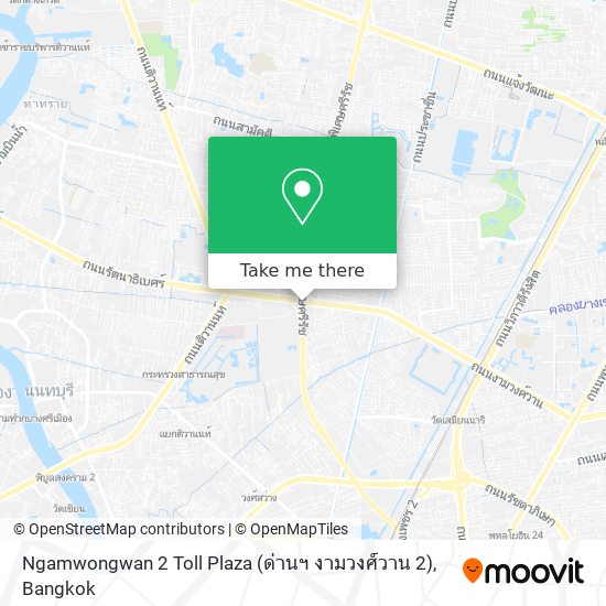 Ngamwongwan 2 Toll Plaza (ด่านฯ งามวงศ์วาน 2) map