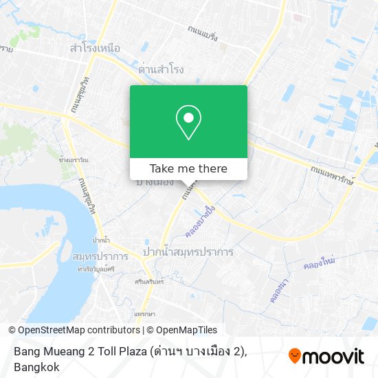 Bang Mueang 2 Toll Plaza (ด่านฯ บางเมือง 2) map